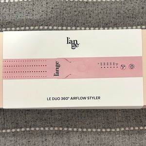 L'ANGE HAIR Le Duo 360° Airflow Styler| 2-in-1 Curling Wand & Titanium Flat Iron